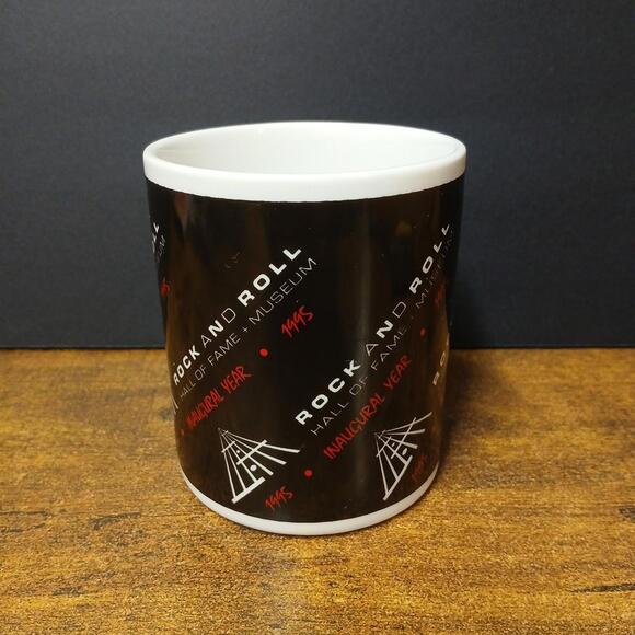 Vintage 1995 Rock & Roll Hall of Fame Inaugural Year Coffee Tea Mug - Picture 3 of 8